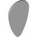 Набор LEGO Minifig Shield Ovoid with SW Red, Gray, and Black Lines Print, Светло-серый