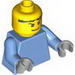 Torso Plain / Medium Blue Arms / Light Bluish Gray Hands