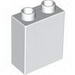 Набор LEGO Duplo, Brick 1 x 2 x 2 with Silver Mirror and Gold Frame Print, Белый