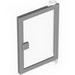 Набор LEGO Door 1 x 4 x 5 Right with Trans-Clear Glass, Красный