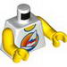 Torso Paradisa Sailboat with Sunset Print / Yellow Arms / Yellow Hands