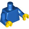 Torso Plain / Blue Arms / Yellow Hands