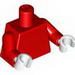 Torso Plain / Red Arms / White Hands