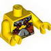 Torso Viking Barbarian Armour Print / Yellow Arms / Yellow Hands