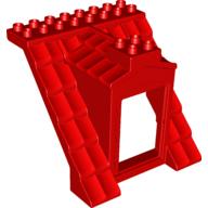Duplo Building Barn Roof Section 8 x 8 x 8 with Door Opening