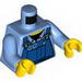 Torso Mechanic Blue Overalls, Tools in Pocket Print / Medium Blue Arms / Yellow Hands