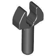 Набор LEGO Bar 1L with Clip [Cut Edges and One Side Hole], Темный сине-серый