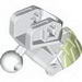 Bionicle Head Connector Block (Piraka) with Glow In Dark Teeth Print