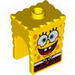 Minifig Head SpongeBob with Happy Print