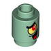 Brick, Round 1 x 1 Open Stud with Plankton Character Print (SpongeBob)