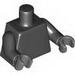 Torso Plain / Black Arms / Dark Bluish Gray Hands