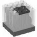 Набор LEGO Motor 9V 4 x 4 x 3 1/3 with Dark Gray Base, Trans-Clear