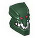 Minifig Head Modified Bionicle Piraka Zaktan with Eyes and Teeth Print
