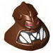 Minifig Head Modified Bionicle Piraka Avak with Eyes and Teeth Print