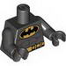 Torso Batman Logo in Yellow Oval with Muscles and Yellow Belt Print / Black Arms / Black Hands