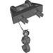 Набор LEGO String Reel 1 x 4 x 2 Complete with String and Dark Bluish Gray Hook with Towball, Темный сине-серый