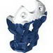 Bionicle Toa Inika Upper Arm Cover, Marbled White Pattern