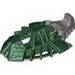 Bionicle Foot Toa Inika Elliptical with Marbled Pearl Light Gray Pattern (53551)