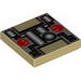 Набор LEGO Tile 2 x 2 with SW Rebel Mechanical Print, Tan