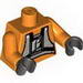 Torso SW Rebel Pilot Print / Orange Arms / Black Hands