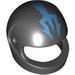 Minifig Helmet - Standard with Blue Trident Print [Aquaraiders II]
