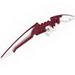 Bionicle Weapon Staff of Light Blade, Marbled Dark Red Pattern