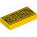 Tile 1 x 2 Engraved Code for 8102-1