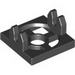 Набор LEGO Magnet Holder Tile 2 x 2 - Tall Arms with Deep Notch, Черный