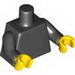 Torso Plain / Black Arms / Yellow Hands