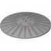 Dish 10 x 10 Inverted (Radar) with Radiating Spokes Print on Concave Side