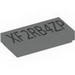 Tile 1 x 2 Engraved Code for 8106-1