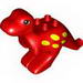 Tyrannosaur with Yellow Spots Print