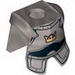 Набор LEGO Minifig Breastplate with Leg Protection, Fantasy Era Crown Print, Pearl Light Gray