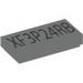 Tile 1 x 2 Engraved Code for 8634-1 / 8108-1