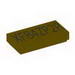 Tile 1 x 2 Engraved Code for 8107-1
