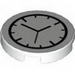 Набор LEGO Tile Round 2 x 2 with Clock Print, Белый