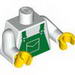 Torso Overalls Green Print / White Arms / Yellow Hands