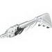 Bionicle Weapon Sword with Teeth, Marbled Black Pattern