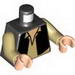 Torso SW Vest and White Shirt with Flesh-Colored Skin Print (Han Solo) / Tan Arms / Light Flesh Hands