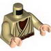 Torso Old Obi-Wan Light Flesh Neck, Brown Belt Print / Tan Arms / Light Flesh Hands
