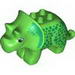 Triceratops with Scales and Frill Print