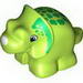 Duplo Dinosaur Triceratops Baby with Green Spots Print