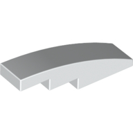 Набор LEGO Slope Curved 4 x 1 No Studs [Stud Holder with Asymmetric Ridges], Chrome Gold