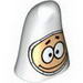 Minifig Head Modified Patrick with Spacesuit Print