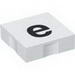Набор LEGO Duplo Tile 2 x 2 with Lowercase e Print, Белый