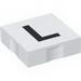 Набор LEGO Duplo Tile 2 x 2 with Capital L Print, Белый