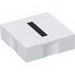 Набор LEGO Duplo Tile 2 x 2 with Lowercase l Print, Белый