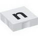 Набор LEGO Duplo Tile 2 x 2 with Lowercase n Print, Белый