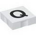 Набор LEGO Duplo Tile 2 x 2 with Capital Q Print, Белый
