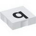 Набор LEGO Duplo Tile 2 x 2 with Lowercase q Print, Белый